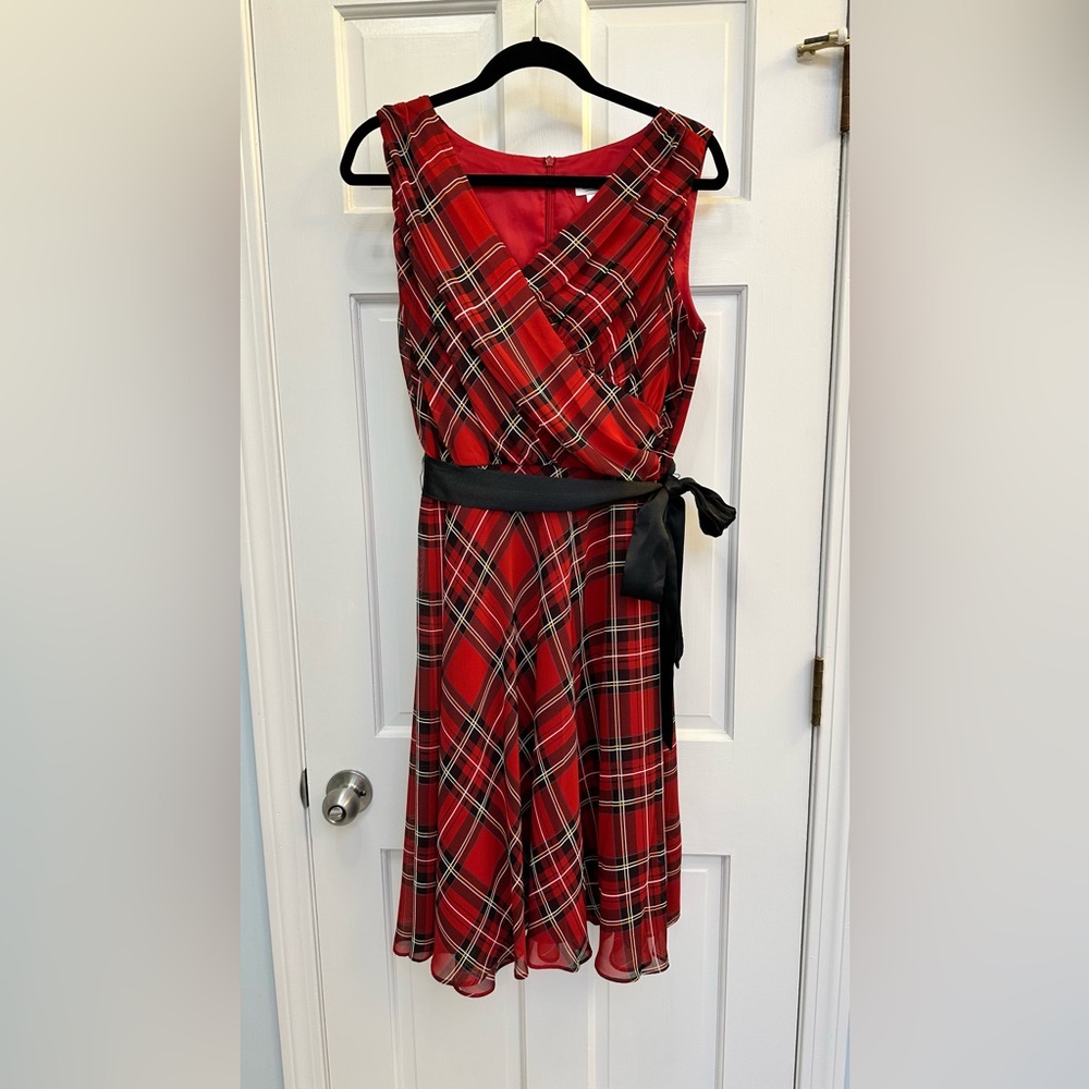 Coldwater Creek 14 Tartan Dress